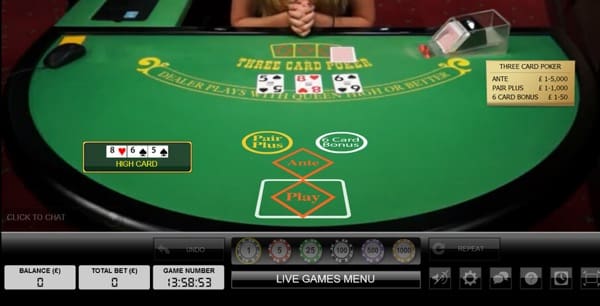 Win Live Dealer Hold’em Bonuses